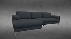 Modern 2-Seat Sectional Sofa - Buy Royalty Free 3D model by Rifat.SarKar