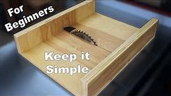 Simple Table Saw Crosscut Sled for Beginners