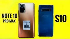 Xiaomi Redmi Note 10 Pro Max vs Samsung Galaxy S10 / Android 12