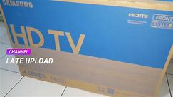 UNBOXING : HDTV SAMSUNG 32 INCH T4001 - Video Dailymotion