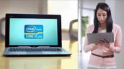 Fujitsu® STYLISTIC Q702 Hybrid Tablet PC - The business tablet