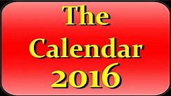 The Complete Calendar 2016