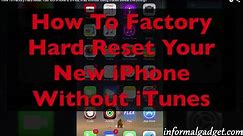 How To Erase iPhone 6 Plus Without Using iTunes, Factory Hard Reset iOS Data: Delete Everything!!