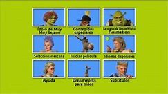 Shrek 2 DVD Menu Español Latino