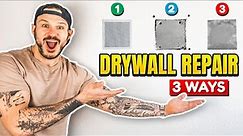 3 Different Ways to Repair Drywall