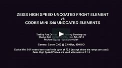 Zeiss High Speed Uncoated Lens VS Cooke Mini S4/i Uncoated comparison test