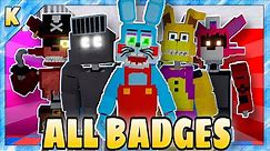 HOW TO GET ALL 6 BADGES in FNaF RP: New & Improved - Roblox