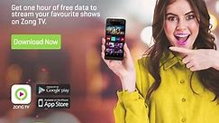 Free Data With Zong TV