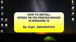How To Install/Setup EPSON TM-T82 Thermal POS Printer on Windows 10
