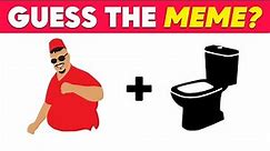 Guess The Meme by Emoji | One Two Buckle My Shoe, Skibidi Toilet, Skibidi Dom Dom Yes Yes