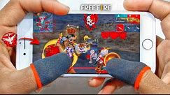 Iphone 6 Free Fire Gameplay ⚙️Settings Free Fire max HUD+DPI+ MACRO 1 gb ram