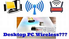 Connect PC to internet without wires. TP-LINK