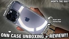 iPhone 14 Pro Max📱[ ONN ] Case Unboxing + Review!! 📦 *RUGGED CLEAR* 🔨 PT. 7 | WORTH THE $$$!?✨