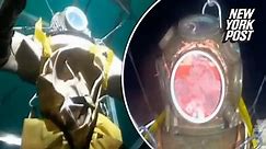 'MythBusters' video shows what a deep-sea implosion does to a faux human in a scuba suit