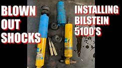 Bilstein 5100 Shocks Installed on 2017 Ram 1500 2wd