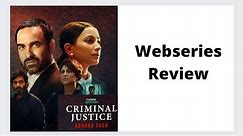 Criminal Justice Season 3 Review