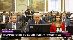 Trump Returns to Court for New York Fraud Trial