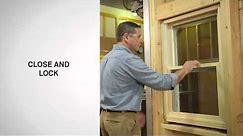 Replacing Panels and Screens on Combination Units | Andersen Windows