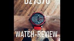Diesel Men's Watch DZ7370 Review - Unboxing ( The Diesel's BIG Red watch )