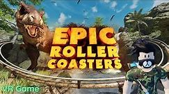 Epic Roller Coasters VR Virtual Reality game on Oculus Meta Quest2