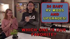 24 Cheap & Easy RV Mods and Upgrades | DIY | Full Time RV Living