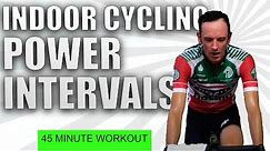 45 Minute HIIT Spin Workout for Cyclists // POWER INTERVALS // Healthy Transformation
