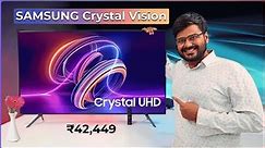 SAMSUNG Crystal Vision Cue70 🔥Unboxing & Review 🔥 Unveiling the Future of TV Technology 🌌🔍🤩