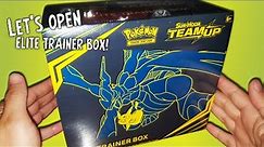 Let's Open: Sun & Moon Team Up Elite Trainer Box! [Pikachu x Zekrom]