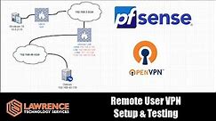 Tutorial: pfsense OpenVPN Configuration For Remote Users 2020