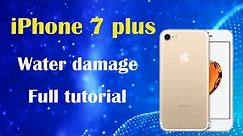 how to troubleshoot and fix a water damaged iphone 7 plus full tutorial step by step