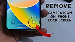 Remove Camera From iPhone Lock Screen !! How To Disable Camera On iPhone lock screen