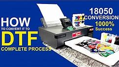 EPSON L18050 Conversion to DTF. Complete video guide. DIY Conversion Jan 2024