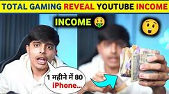 Shocking! Total Gaming Reveal YOUTUBE INCOME 🤑| Ajju bhai YouTube income 🔥| Total Gaming Q&A video