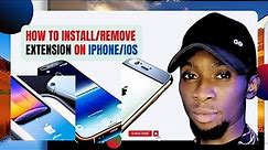 How to install Google chrome Extension on IOS/IPHONE browser || Orion web browser