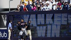 Oscar Mercado angry with Yankees fans after Cleveland outfielders pelted with rubbish - video