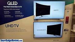 Samsung 4K QLED vs UHD TV Picture Comparison Video | Gadget Show Tech