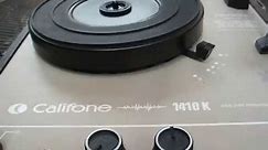 Califone 1410K record player from 1979 and how to service your General Industries drive mechanism.