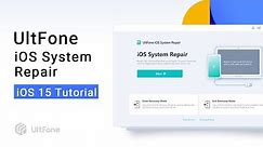 How to Use UltFone iOS System Repair (iOS 16 supported)