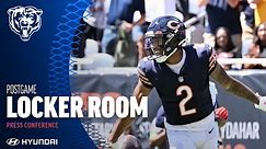 Postgame Locker Room after Bears win | Chicago Bears