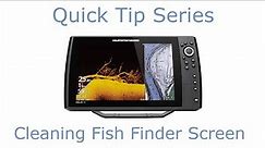 How to Clean Fish Finder or Chart Plotter Screen