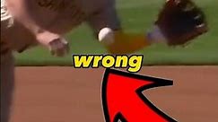 Padres ERROR 😮 #shorts #baseball #sports