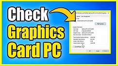 How to Check Graphics Card on Windows 10 (Find GPU Fast!)