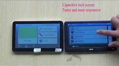 capacitive screen VS resistive screen