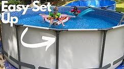 How to install an above ground pool. How to set up a Bestway above ground pool.