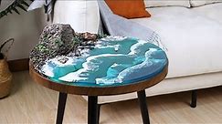 How to make an Awesome Ocean Table Top | Epoxy Resin Art