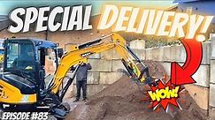 BRAND NEW Sany Excavator Gets a SPECIAL Delivery! - This Week At D&J Projects