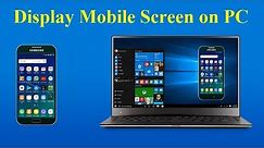 How to Mirror your Android Screen to PC Laptop