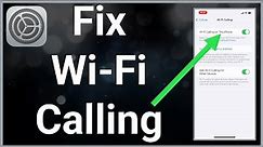 How To FIX WiFi Calling Not Working!