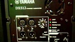 Al's YAMAHA DXS12 powered subwoofer video review