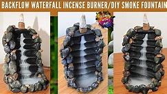 DIY Backflow Waterfall Incense Burner/DIY Smoke Fountain/ Smoke Incense Holder/ DIY Waterfall Burner